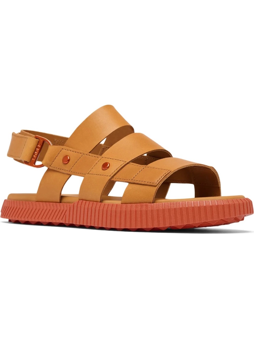 SOREL Ona Ave Slingback Sandal Canyon Gold Tuscan Size 5.5 Walking Shoes